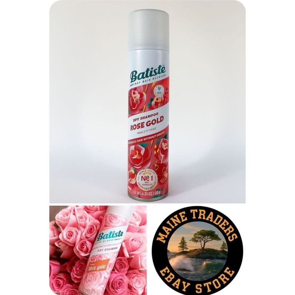 Batiste Dry Shampoo Rose Gold Radiant 108g 3.81oz Instant Hair Refresh